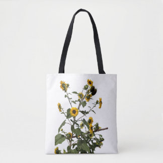 Vibrant Yellow Sunflower Tote Bag