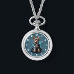 Vibrant Yorkshire Terrier Splash Art  Watch<br><div class="desc">This eye-catching design showcases a charming Yorkshire Terrier set against bold splashes of colour, capturing the playful spirit of this beloved breed. Ideal for dog lovers, especially Yorkie enthusiasts, who want a modern and vibrant statement piece. Perfect for apparel, home decor, and accessories to celebrate the sweet and stylish nature...</div>