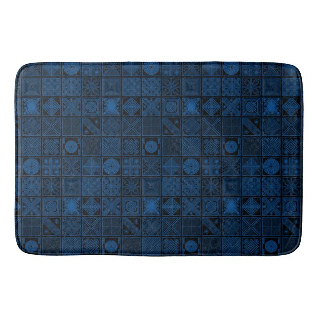 Vibrant Yoruba Spirit Bath Mat (Front)