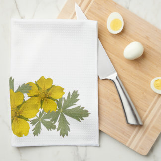 Vibrant Yosemite Wildflowers Kitchen Towel