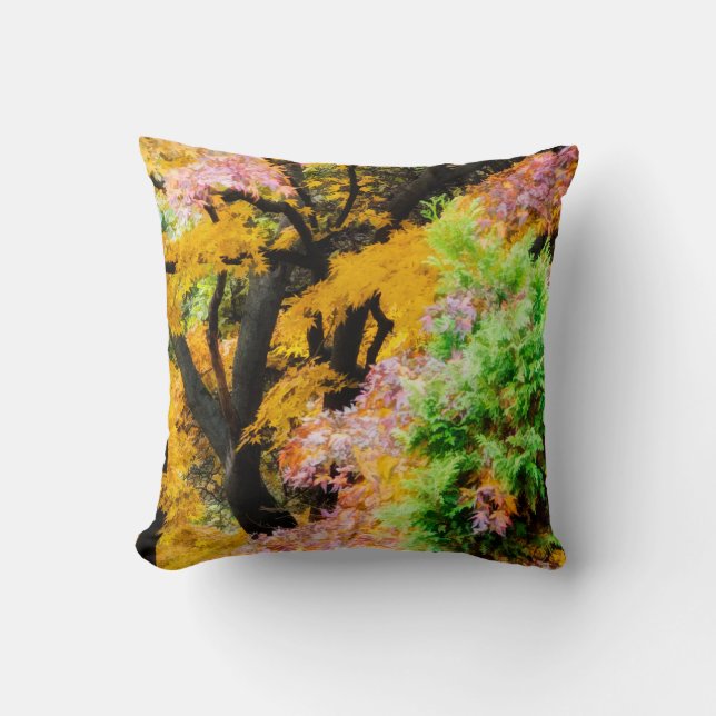 Vibrant Zen Garden Cushion (Front)