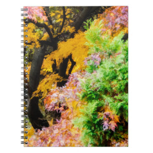 Vibrant Zen Garden Notebook