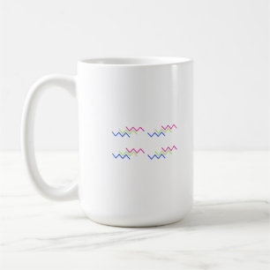 Vibrant Zigzag Energy Pattern Coffee Mug