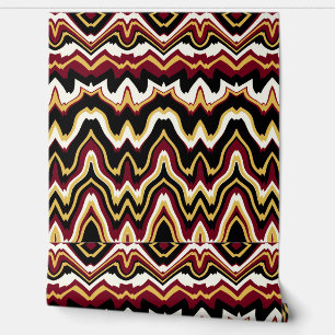 Vibrant zigzag "Ratti_Creative_Arts" wallpaper