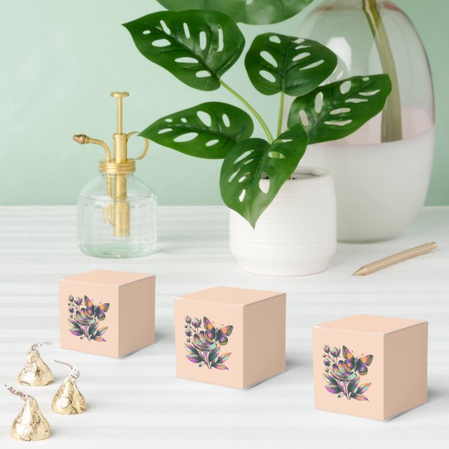 Vibrante butterfly favour box (Multiple)