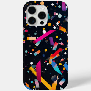 Vibrantly-coloured confetti iPhone 15 pro max case