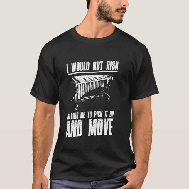 Vibraphone Marching Band Pit Instrument Vibraphoni T-Shirt (Front)