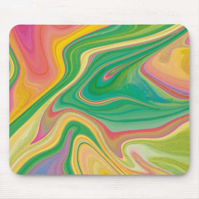 vibratory colour art mouse pad (Front)
