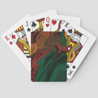 vibratory colour art playing cards