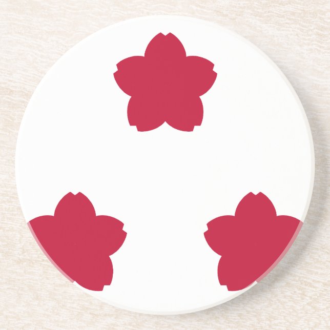 Vice Admiral, Japan flag Coaster (Front)
