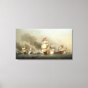 Vice Admiral Sir George Anson's (1697-1762) Victor Canvas Print