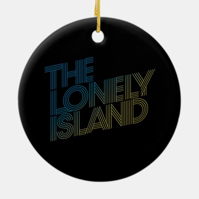 Vice Beach Ceramic Tree Decoration (Back)