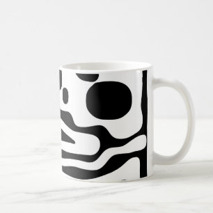 Vice Grip: Abstract Black & White Coffee Mug