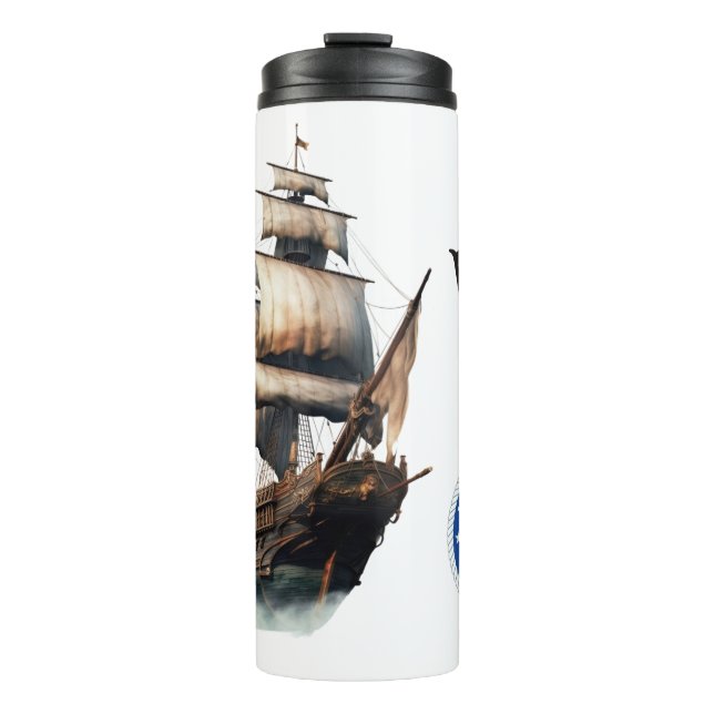 vice navy thermal tumbler (Front)