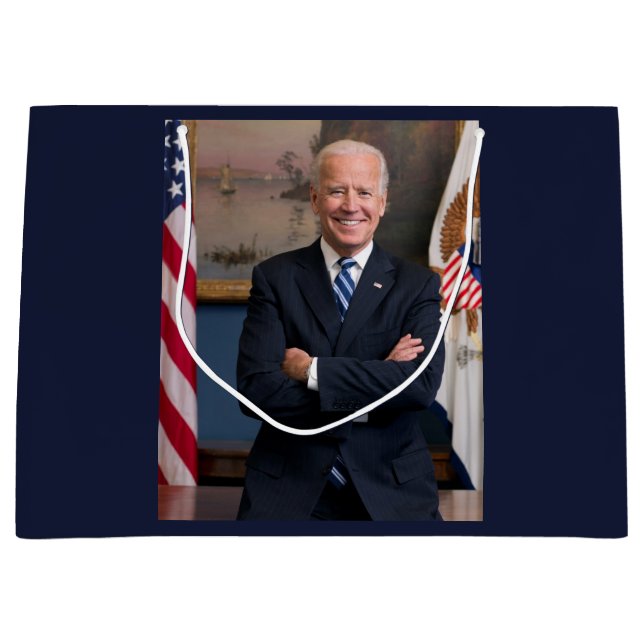 Vice President Joe Biden of Obama Presidency Large Large Gift Bag (Front)