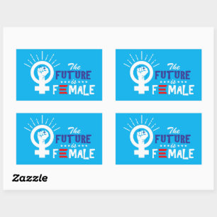 Vice President Kamala Harris Future is Female Rectangular Sticker