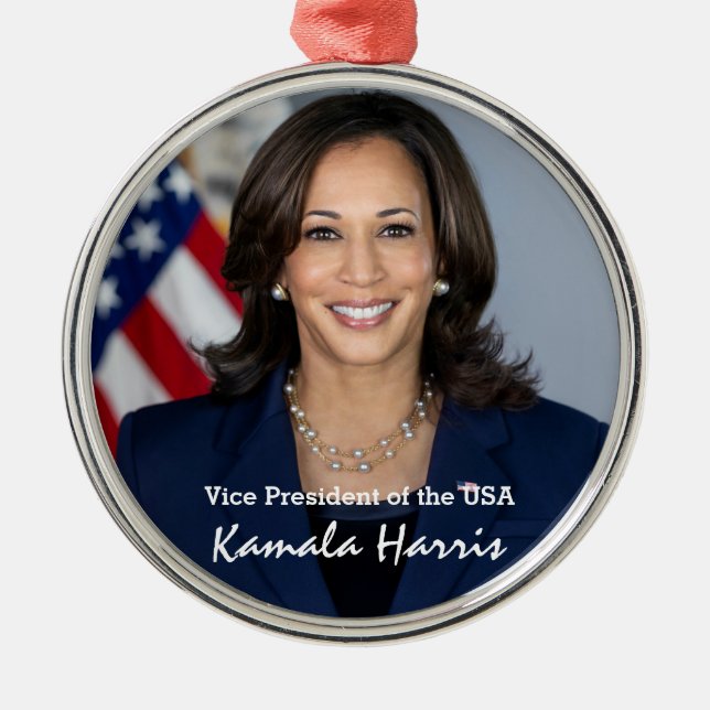 Vice President Kamala Harris  Metal Ornament (Front)