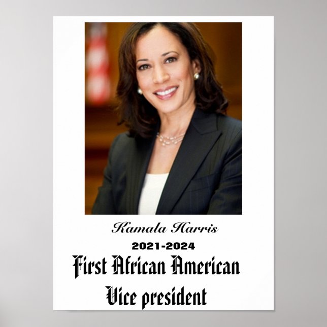 VICE PRESIDENT KAMALA HARRIS  POSTER (Front)