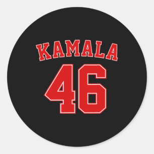 Vice President Kamala Harris Vp President 46 Gift Classic Round Sticker