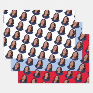 Vice President Kamala Harris Wrapping Paper Sheet