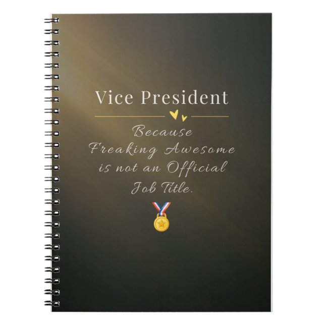 Vice President Notebook (Front)