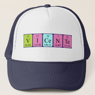 Vicente periodic table name hat