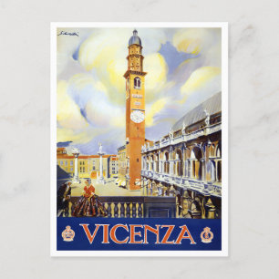 Vicenza Italy vintage travel Postcard