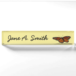Viceroy Butterfly Beautiful Nature Photography Nameplate