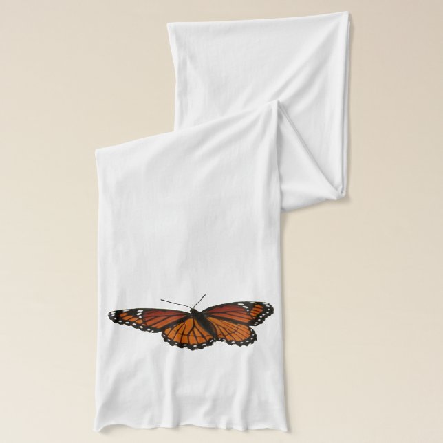 Viceroy Butterfly Beautiful Nature Photography Scarf (Left)