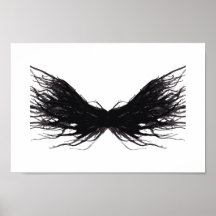 Vices and Virtues Abstract Black Alcohol Ink Art