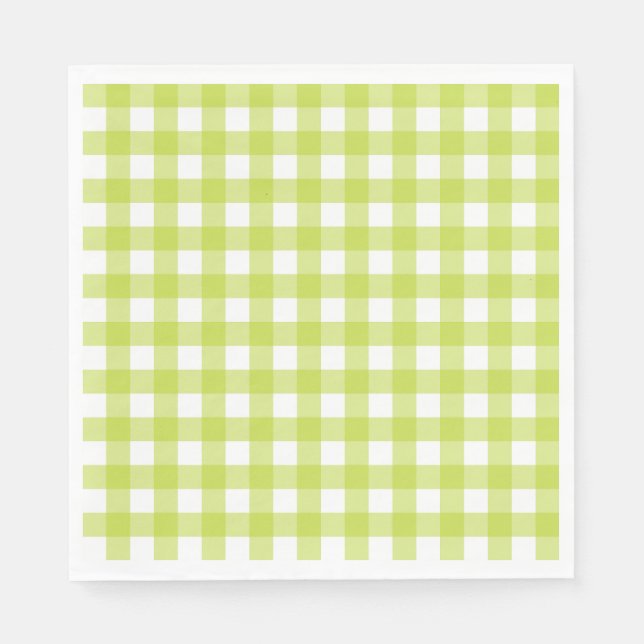 Vichy Green Apple Napkin (Front)