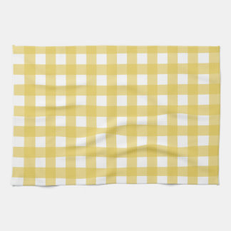Vichy Light Yellow Tea Towel