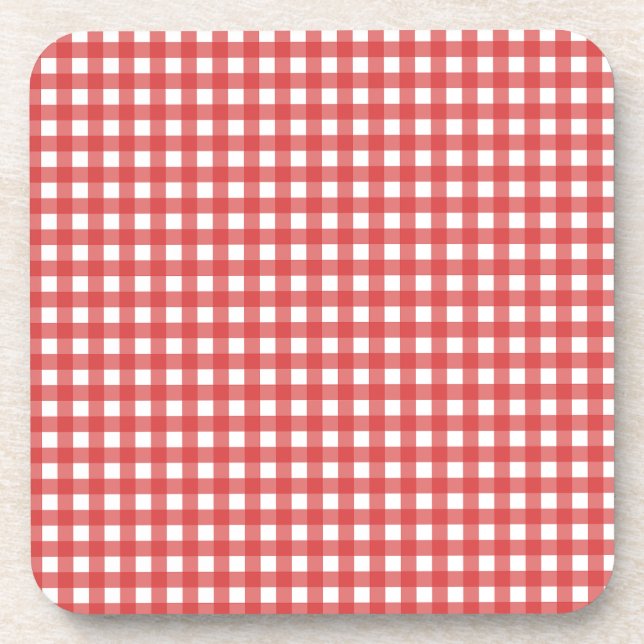 Vichy Rouge Coaster (Front)