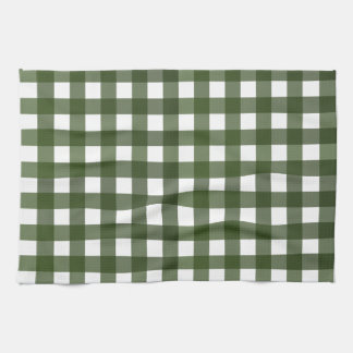Vichy Vert d'Alsace Tea Towel