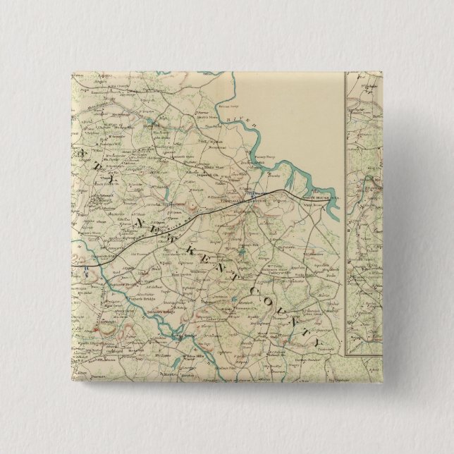Vicinity Richmond, Va, Peninsula 15 Cm Square Badge (Front)