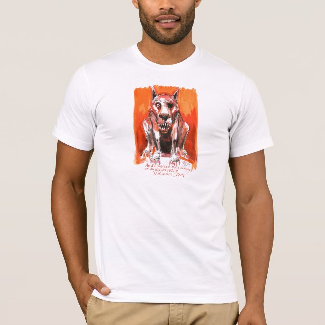 Vicious Dog by Ian Miller T-Shirt (Front)
