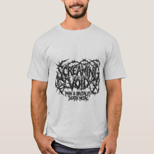 Vicious Thorns & Barbed Wire   Brutal Death Metal  T-Shirt