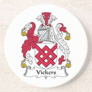 Vickers Family Crest Coaster