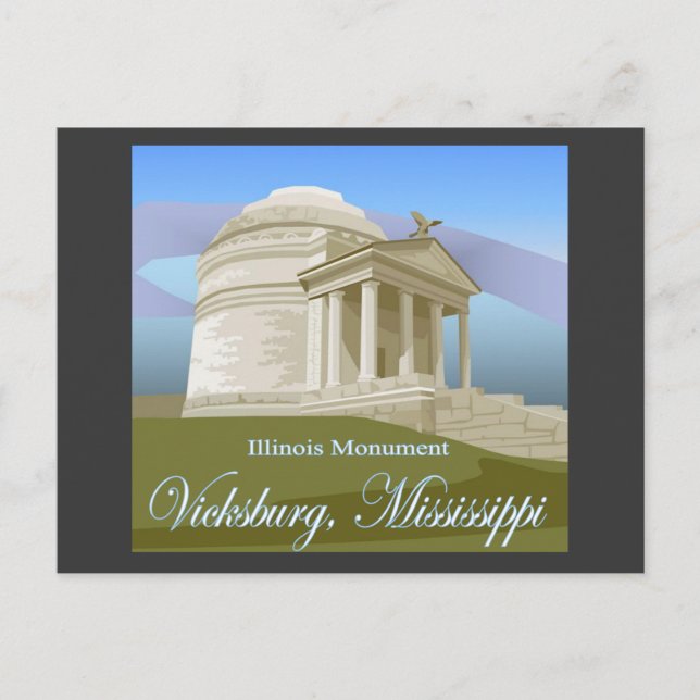 Vicksburg, MS Postcard (Front)