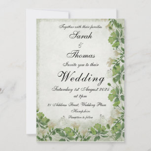 Vicorian Meadow Wedding Invitation