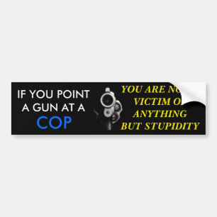 VICTIM BUMPER STICKER