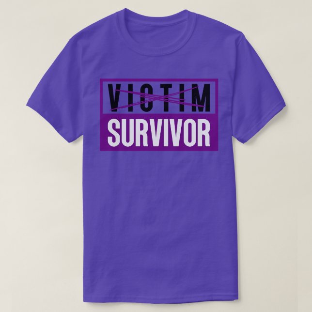 Victim to Survivor T-Shirt (Design Front)