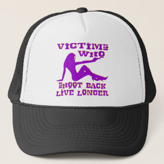 Victims Who Shoot Back Live Longer #2 Trucker Hat
