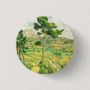 Victoire and the Viaduct Paul Cezanne   3 Cm Round Badge