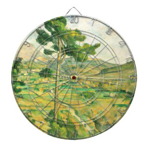 Victoire and the Viaduct Paul Cezanne Dartboard