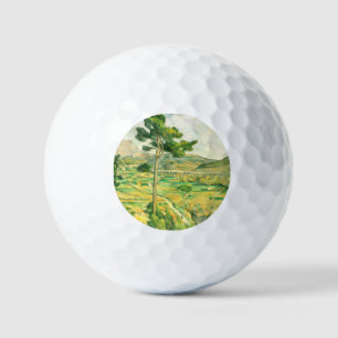 Victoire and the Viaduct Paul Cezanne Golf Balls
