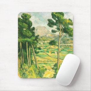 Victoire and the Viaduct Paul Cezanne Mouse Pad