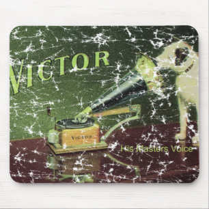 Victor 1899- distressed mouse pad