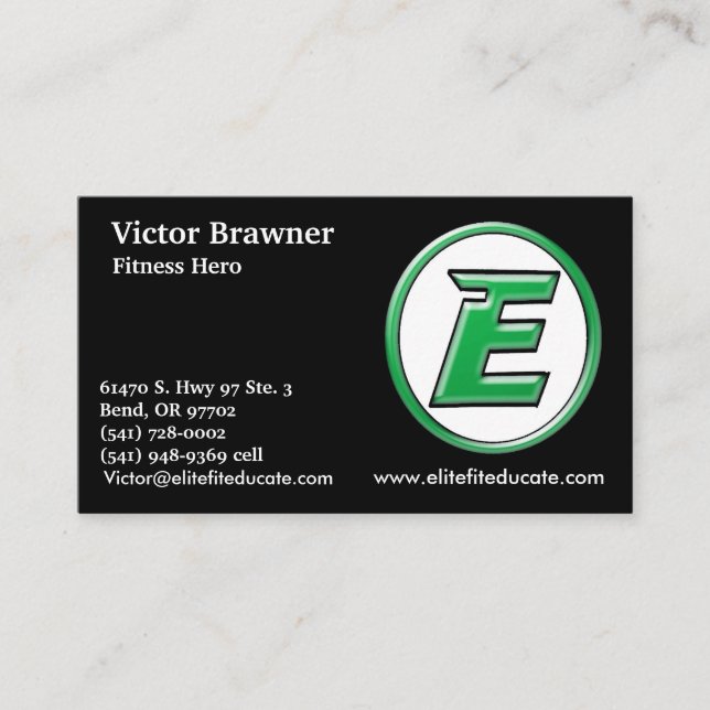 Victor Business Cards (Front)