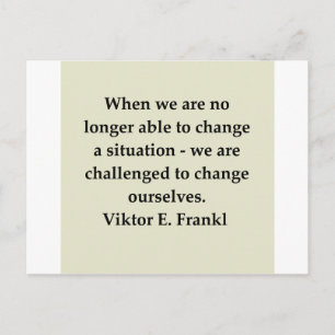 victor frankl quote postcard